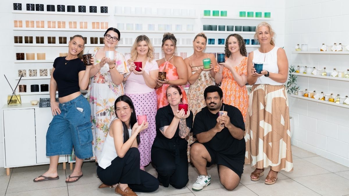 North Lakes candle lab offers pour-and-sip fun