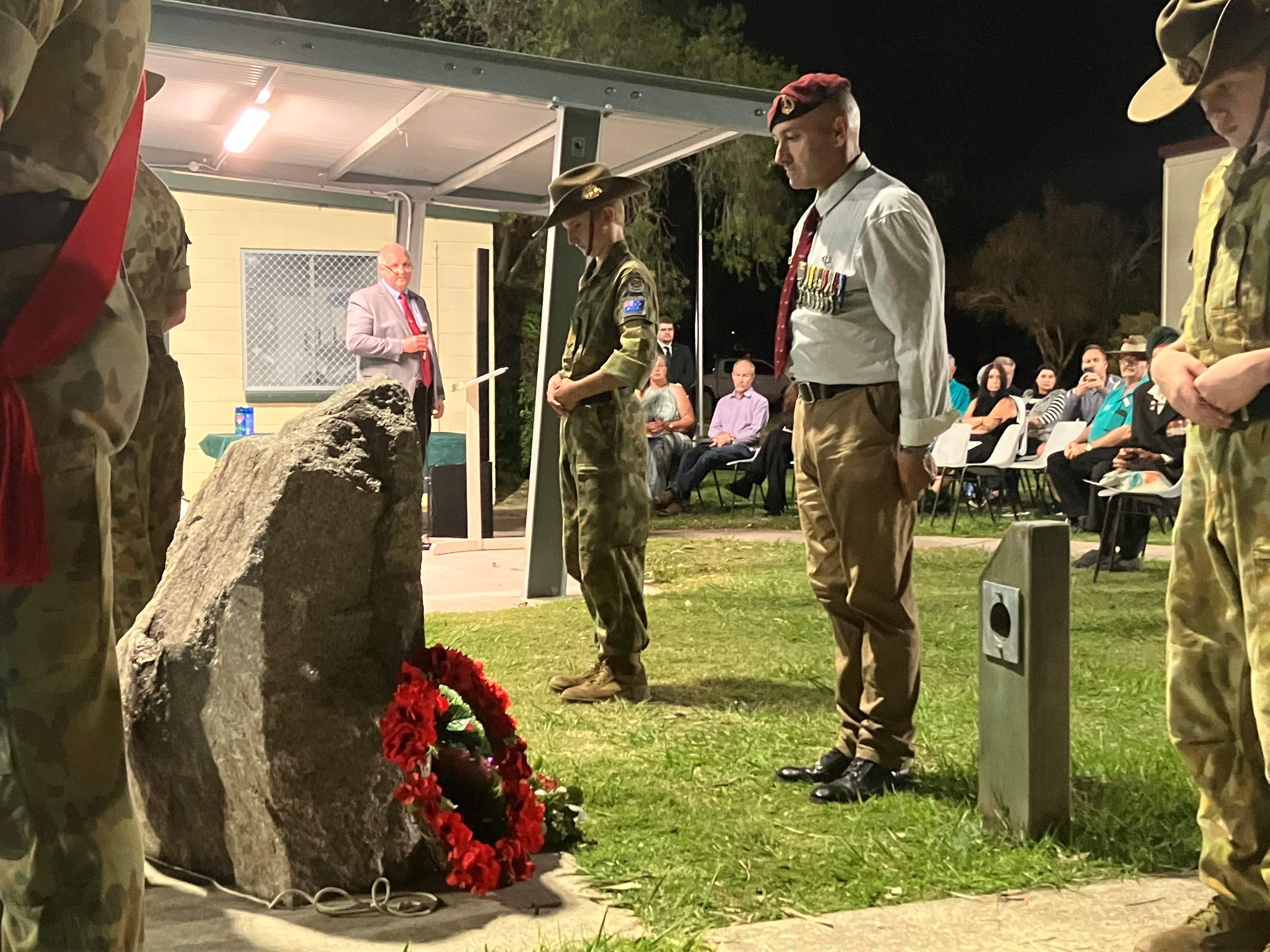 Mango Hill stops to remember Anzacs