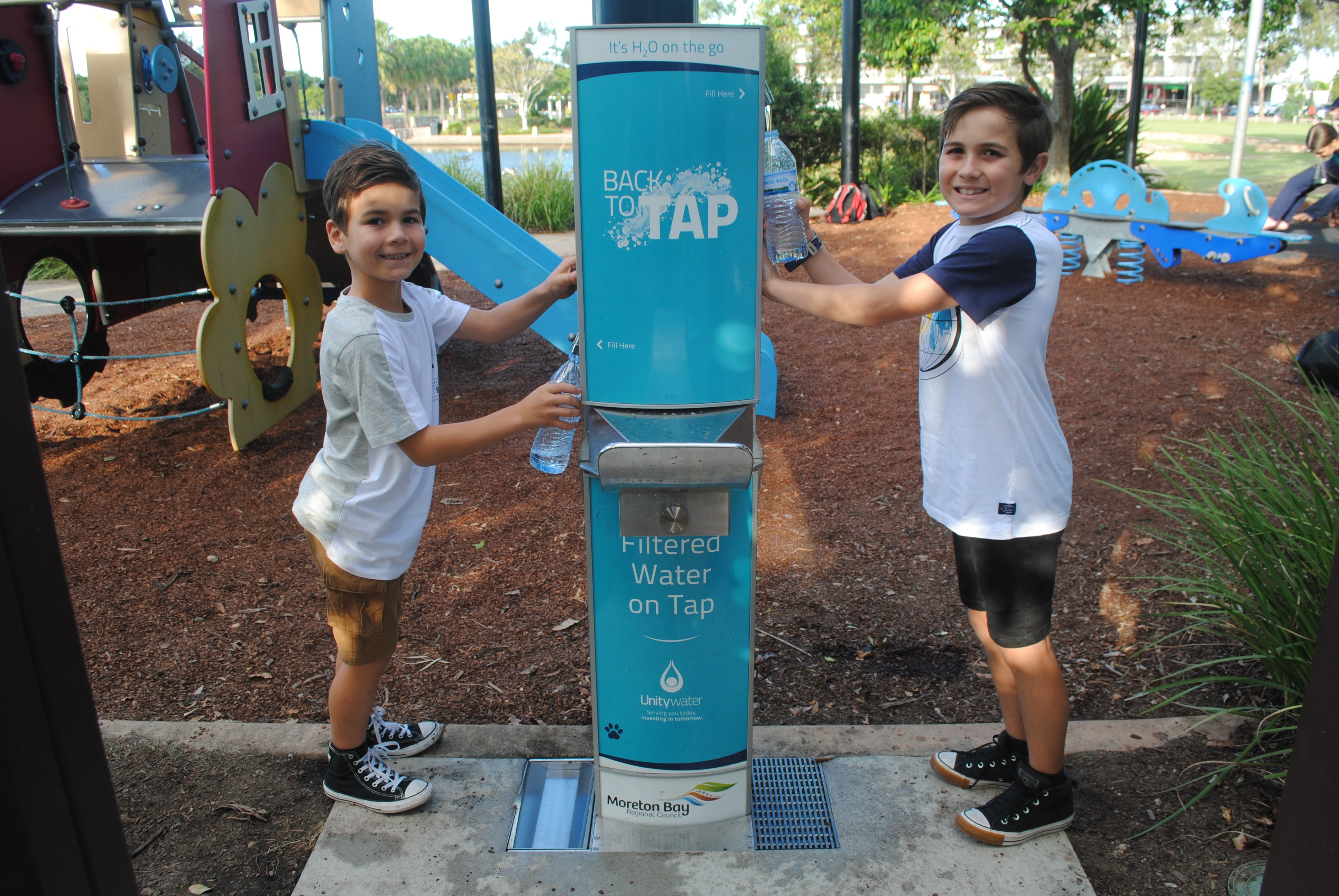 New free water refill stations are open