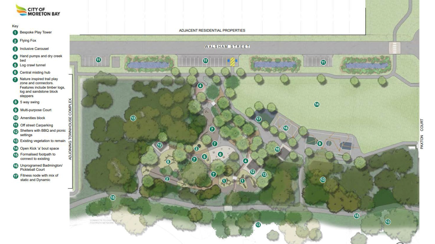 Finishing touches for new park