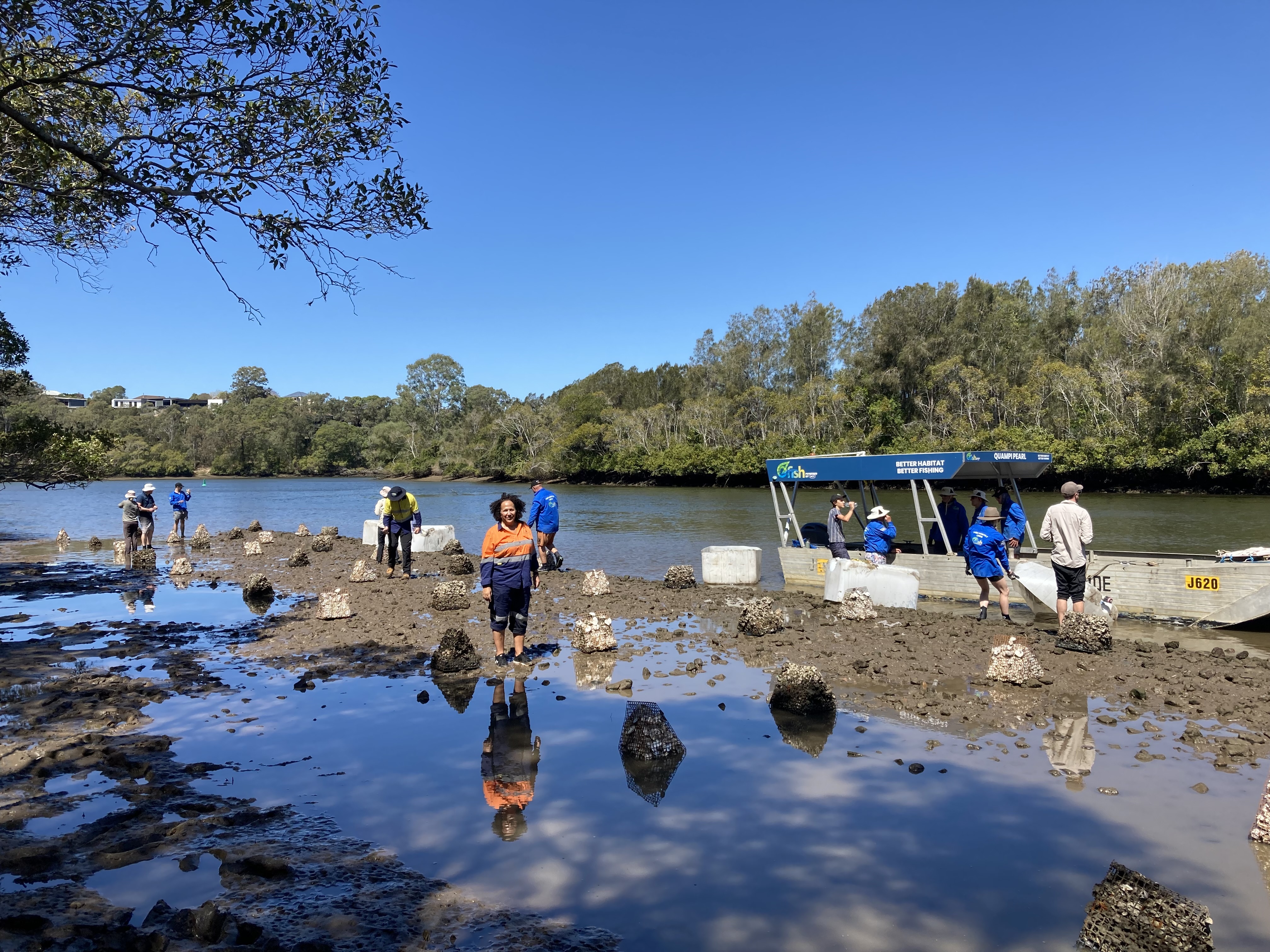 Australia-first trial in Moreton Bay river