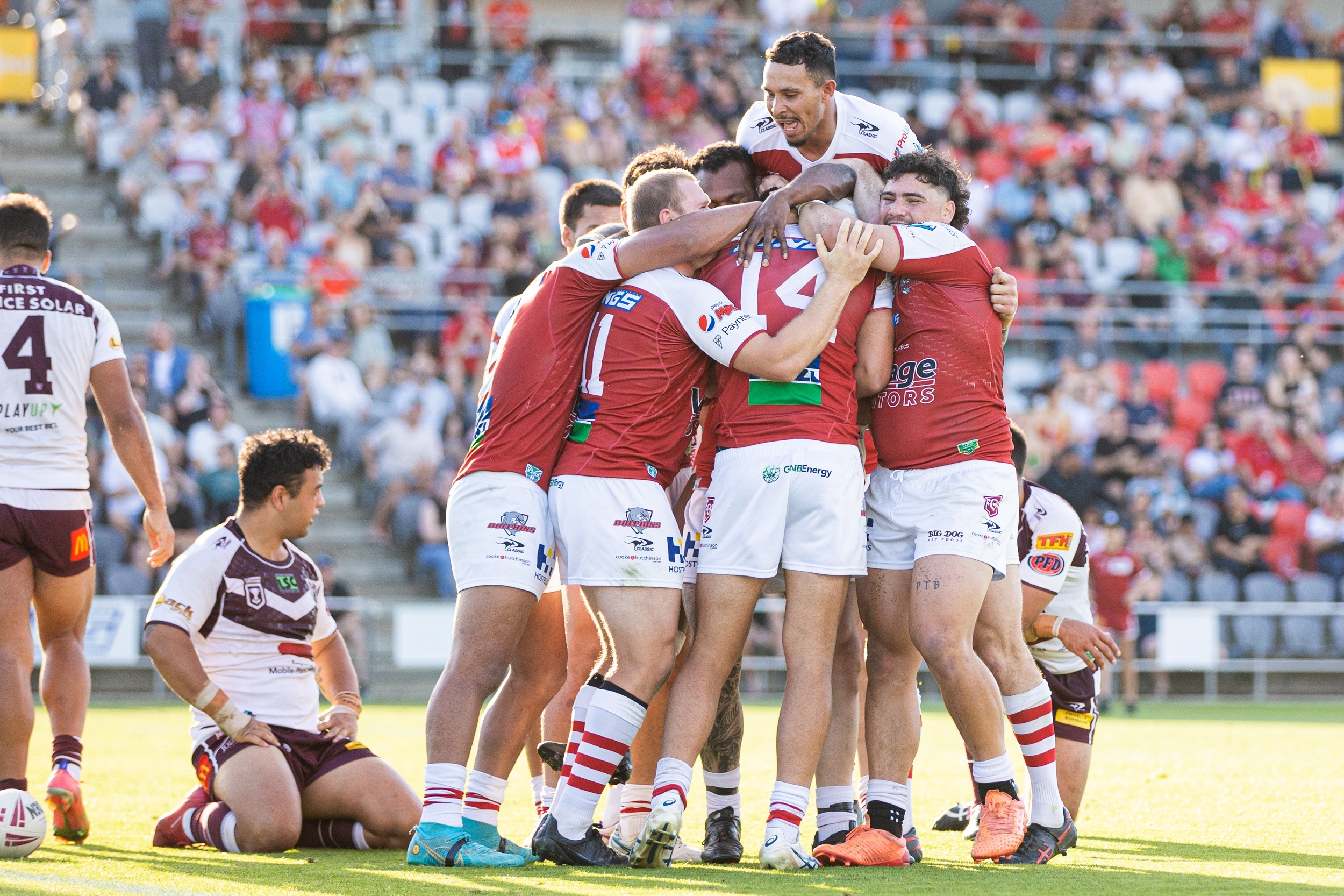 Redcliffe Dolphins Grand Final: Paint the town red and white